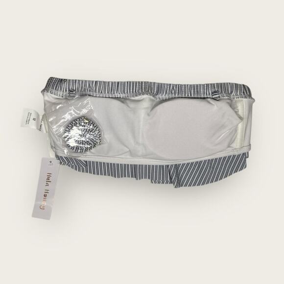 NWT | Hula Honey | Striped Bikini Set | Blue & White | Size Medium - Picture 3 of 16